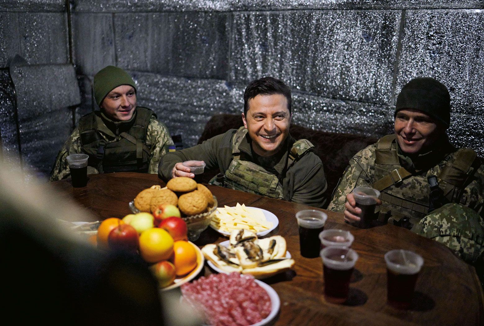 Zelenskyy at Table